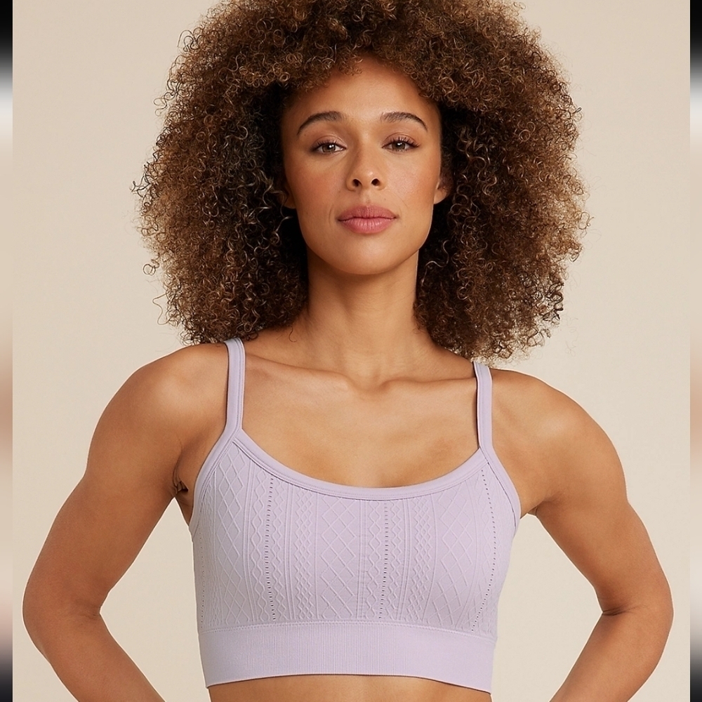 Maurices True Stretch Seamless Cable Knit Bralette